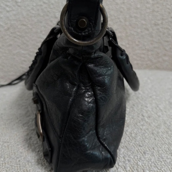 Authentic Balenciaga Women's First City Bag Mini In Black - Picture 6 of 16